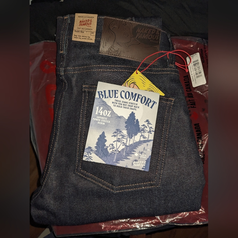 Naked and Famous Blue Comfort